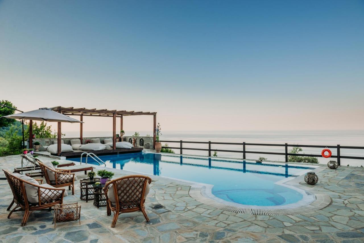 Elysian Luxury Villa Pelion Cangaráda Kültér fotó