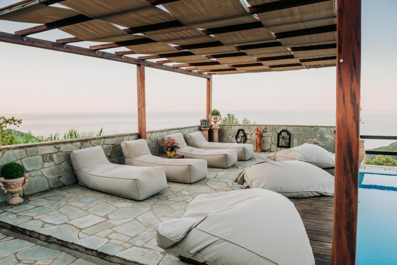 Elysian Luxury Villa Pelion Cangaráda Kültér fotó