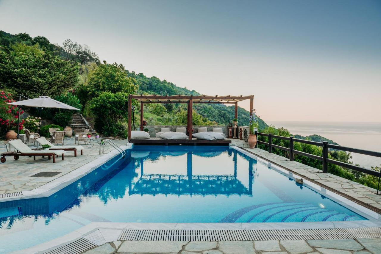 Elysian Luxury Villa Pelion Cangaráda Kültér fotó